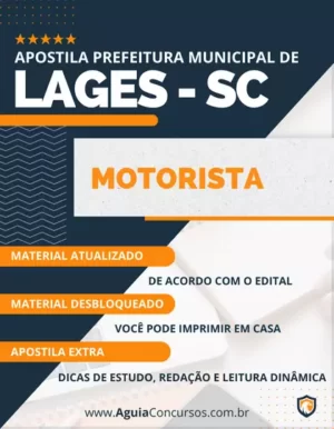 Apostila Motorista Concurso Pref Lages SC 2023
