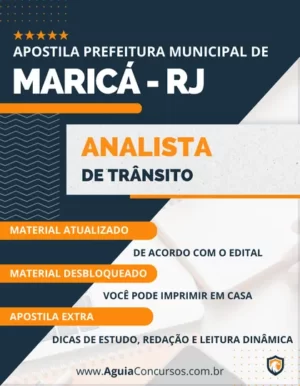 Apostila Analista Trânsito Pref Maricá RJ 2023