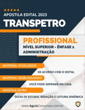 Apostila Profissional Nível Superior Administração TRANSPETRO 2023