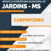 Apostila Carpinteiro Concurso Pref Jardins MS 2024