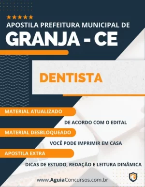 Apostila Dentista Concurso Pref Granja CE 2023