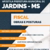 Apostila Fiscal Obras e Posturas Pref Jardins MS 2024