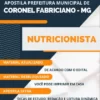 Apostila Nutricionista Pref Coronel Fabriciano MG 2024