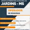 Apostila Operador Máquinas Pref Jardins MS 2024