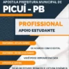 Apostila Profissional Apoio Estudante Pref Picuí PB 2023