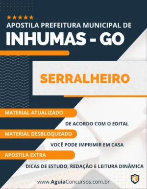 Apostila Serralheiro Concurso Pref Inhumas GO 2024