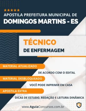 Apostila Técnico Enfermagem Pref Domingos Martins ES 2023