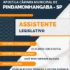 Apostila Assistente Legislativo Câmara de Pindamonhangaba SP 2024