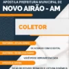 Apostila Coletor Concurso Prefeitura Novo Airão AM 2024