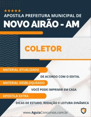 Apostila Coletor Concurso Prefeitura Novo Airão AM 2024
