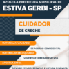 Apostila Concurso Pref Estiva Gerbi SP 2023 Cuidador Creche