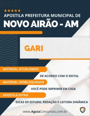 Apostila Gari Concurso Prefeitura Novo Airão AM 2024