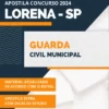 Apostila Guarda Civil Municipal Prefeitura de Lorena SP 2024