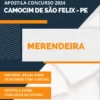 Apostila Merendeira Prefeitura Camocim de São Félix PE 2024