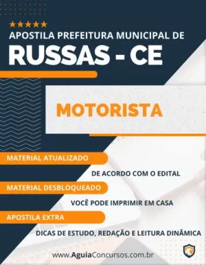 Apostila Motorista Concurso Prefeitura de Russas CE 2024