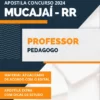 Apostila Professor Pedagogo Concurso Prefeitura Mucajaí RR 2024
