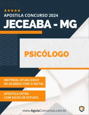 Apostila Psicólogo Concurso Prefeitura Jeceaba MG 2024