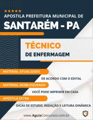 Apostila Técnico Enfermagem Prefeitura de Santarém PA 2024