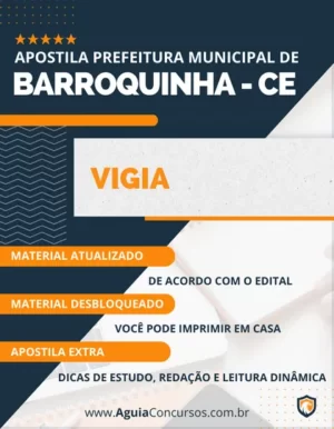 Apostila Vigia Concurso Prefeitura Barroquinha CE 2024