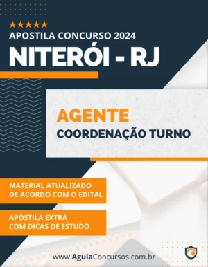 Apostila Agente Coordenação Turno Prefeitura de Niterói RJ 2024