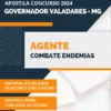 Apostila Agente Combate Endemias Governador Valadares MG 2024