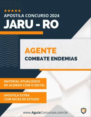 Apostila Agente Combate Endemias Prefeitura de Jaru RO 2024