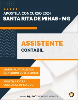 Apostila Assistente Contábil Santa Rita de Minas MG 2024
