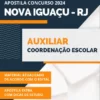 Apostila Auxiliar Coordenação Escolar Nova Iguaçu RJ 2024