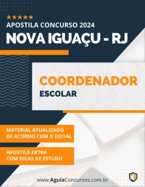 Apostila Coordenador Escolar Prefeitura de Nova Iguaçu RJ 2024
