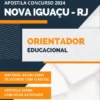 Apostila Orientador Educacional Prefeitura de Nova Iguaçu RJ 2024