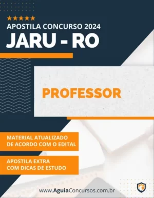 Apostila Professor 25 Horas Concurso Prefeitura de Jaru RO 2024