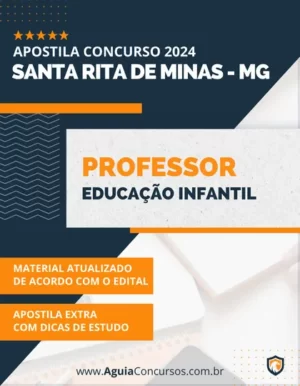 Apostila Professor Educação Infantil Santa Rita de Minas MG 2024