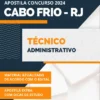 Apostila Técnico Administrativo Prefeitura de Cabo Frio RJ 2024