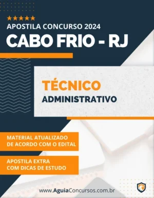 Apostila Técnico Administrativo Prefeitura de Cabo Frio RJ 2024