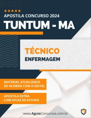 Apostila Técnico Enfermagem Prefeitura de Tuntum MA 2024