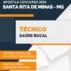 Apostila Técnico Saúde Bucal Santa Rita de Minas MG 2024