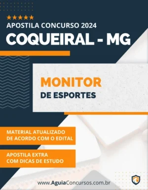 Apostila Monitor Esportes Coqueiral MG 2024