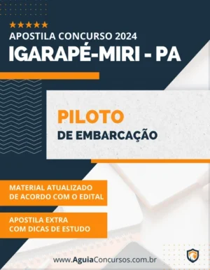 Apostila Piloto Embarcação Igarapé-Miri PA 2024