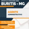 Apostila Agente Administrativo Prefeitura Buritis MG 2024