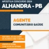 Apostila Agente Comunitário Saúde Pref Alhandra PB 2024