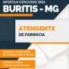 Apostila Atendente Farmácia Prefeitura Buritis MG 2024