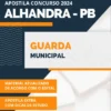 Apostila Guarda Municipal Pref Alhandra PB 2024