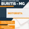 Apostila Motorista Concurso Prefeitura de Buritis MG 2024