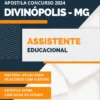 Apostila Assistente Educacional Pref Divinópolis MG 2024