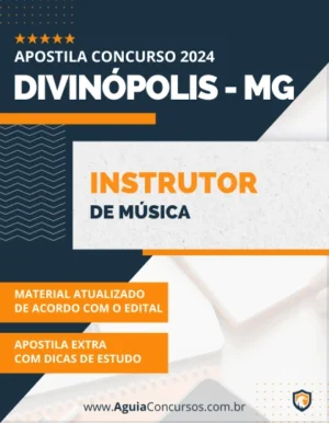 Apostila Instrutor Música Pref Divinópolis MG 2024