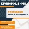 Apostila Professor Infantil Fundamental Pref Divinópolis MG 2024