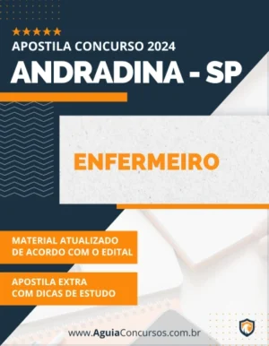 Apostila Enfermeiro Concurso Pref Andradina SP 2024