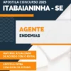 Apostila Agente Endemias Pref Itabaianinha SE 2025