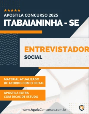 Apostila Entrevistador Social Pref Itabaianinha SE 2025