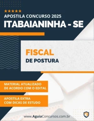 Apostila Fiscal Postura Pref Itabaianinha SE 2025